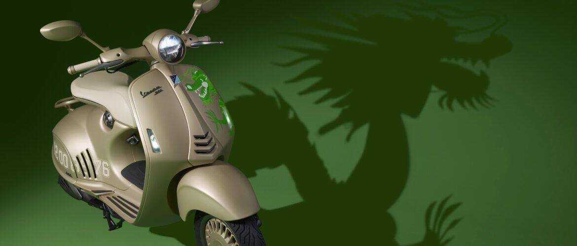 Vespa, Çin Ejderha Yılı’na Özel 946 Dragon Modeli ile Yollara Çıkıyor