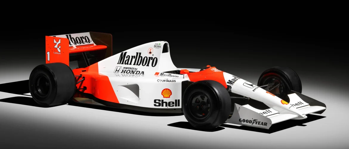 Ayrton Senna’nın 1991 Brezilya GP galibi McLaren MP4/6’sı satışta: £9 milyonun üzerinde değer biçiliyor